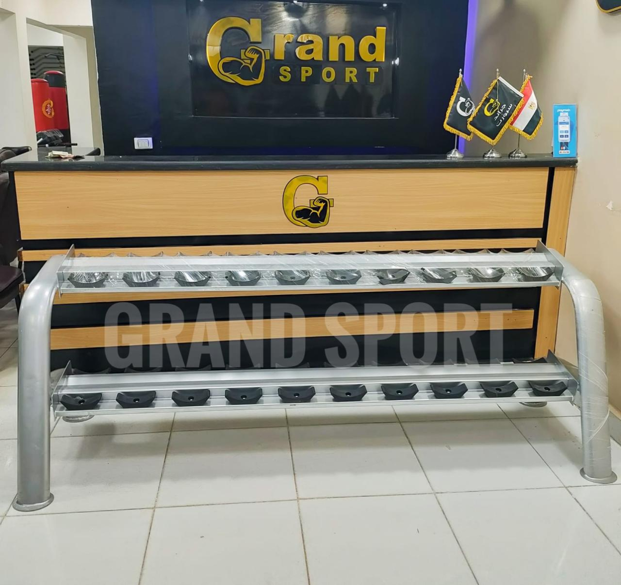 حامل دامبلز بالشيلات (كوبي تكنو)