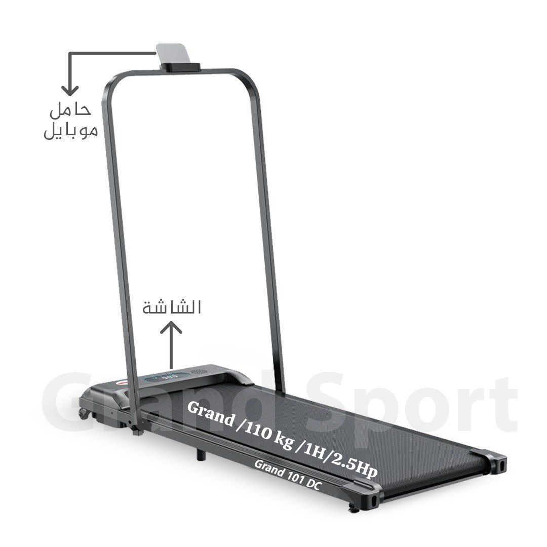 مشايه كهربائيه بالريموت وحامل موبايل وزن 105ك ماركه جراند