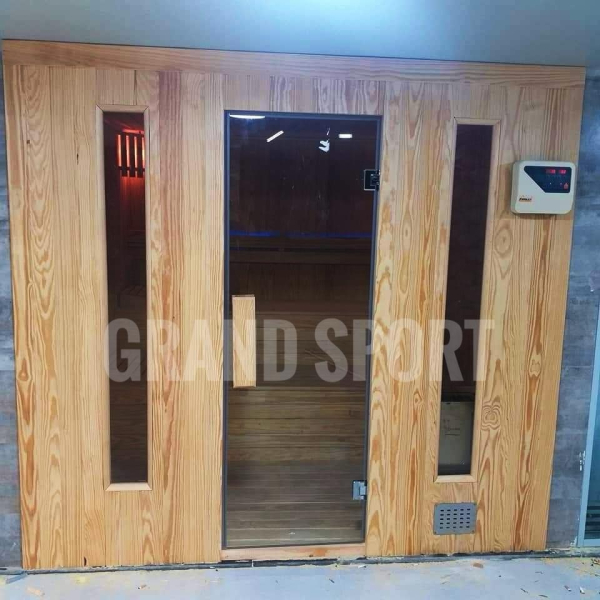 ساونا  خشب 220*220 بيتش باين - جراند سبورت